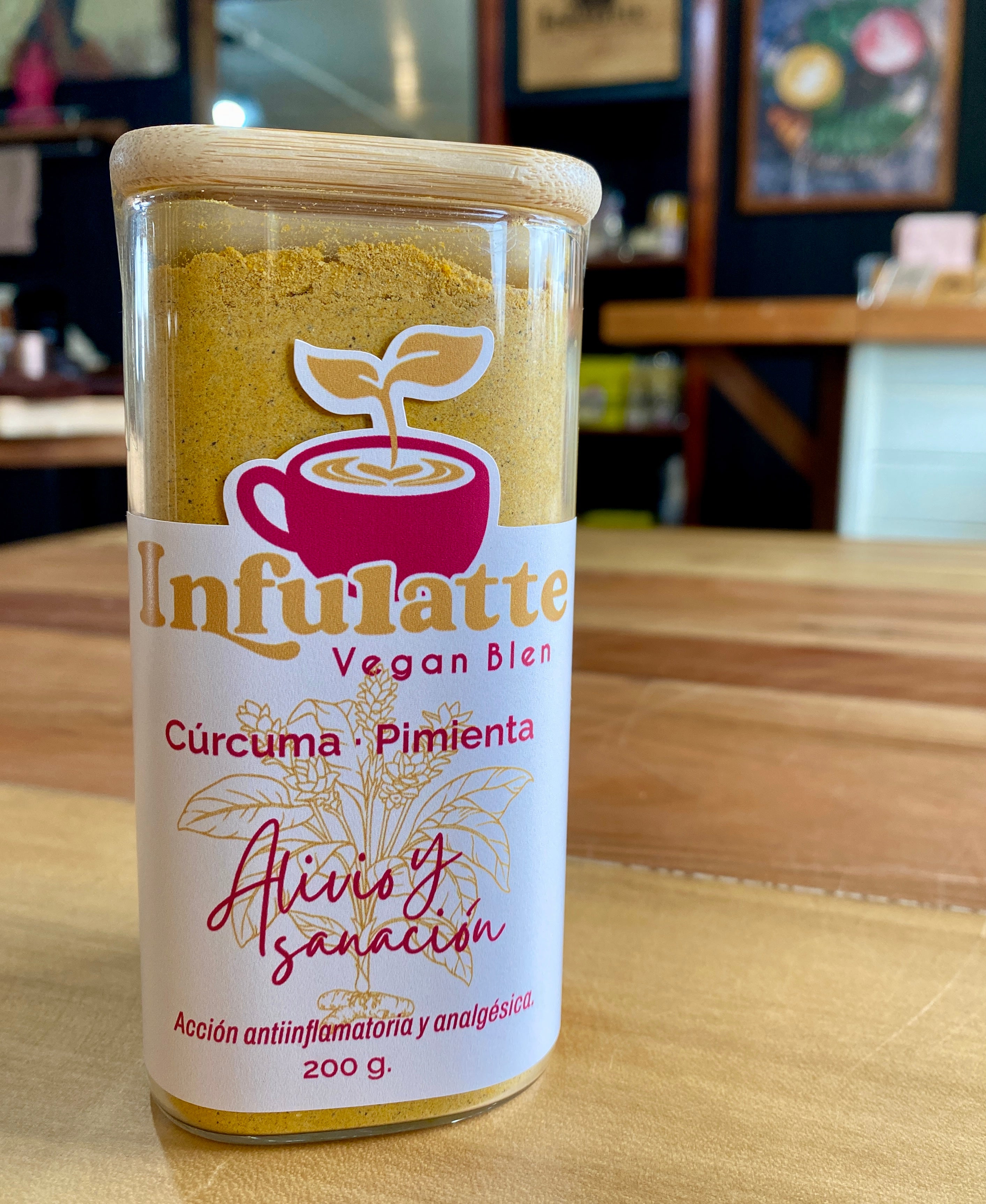 Infulatte Frasco | Cúrcuma-Pimienta 200g