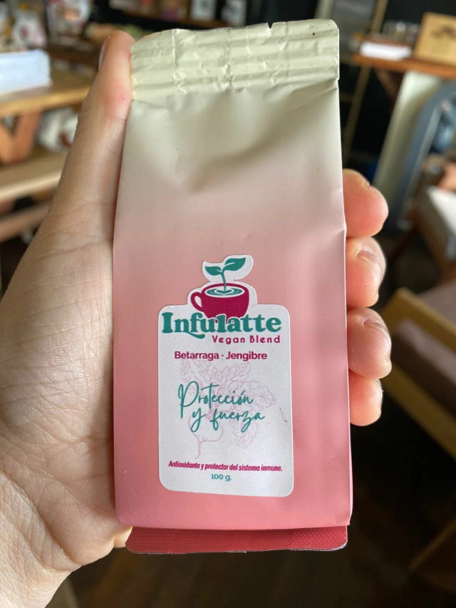 Infulatte Bolsa 100g. Betarraga-Jengibre