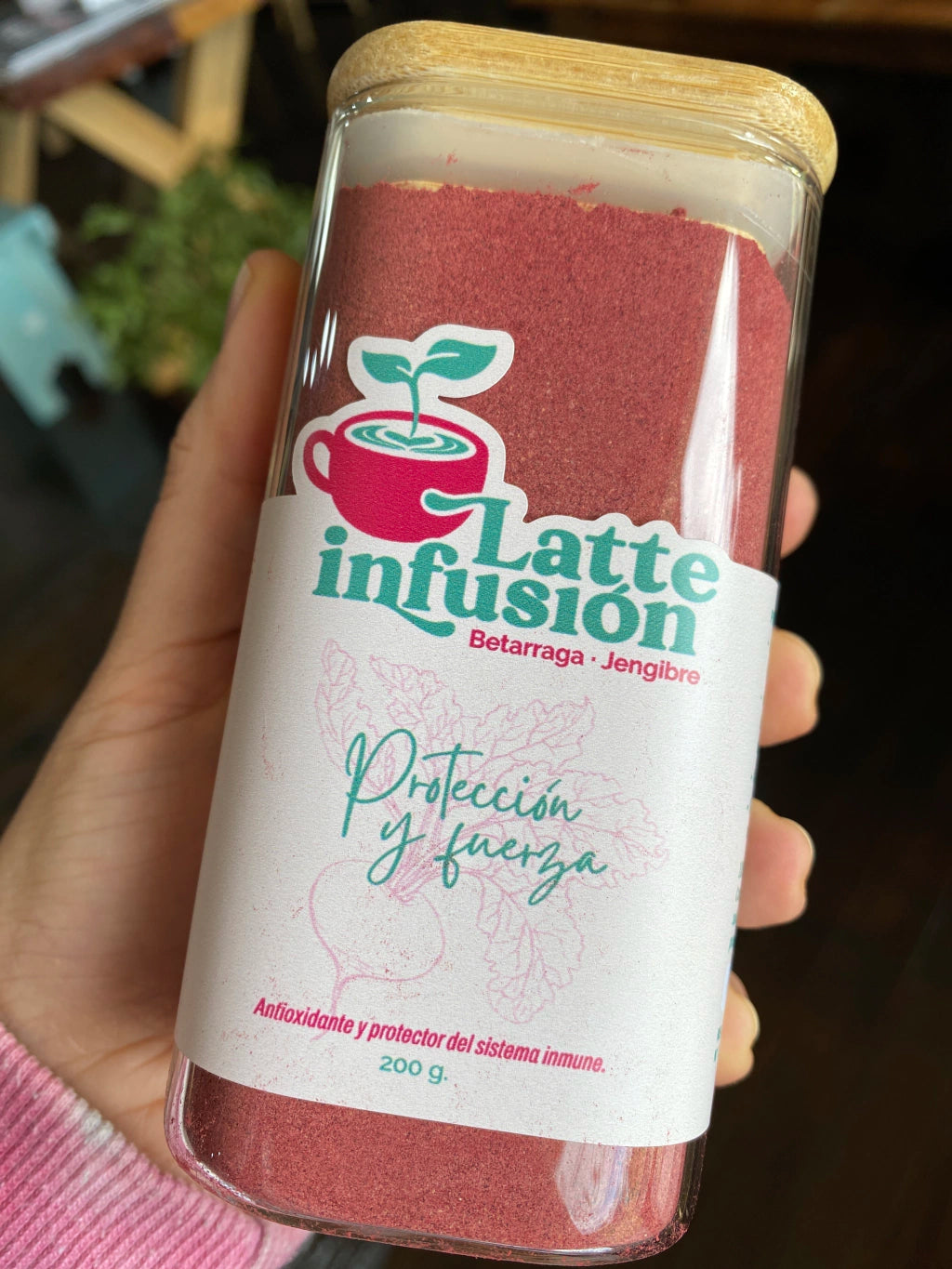 Infulatte | Betarraga-Jengibre 200g.